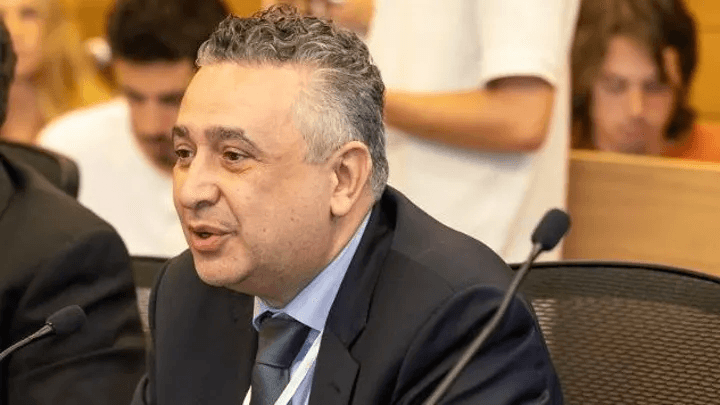 Shadi Martini, MFA's CEO at the Knesset in Israel