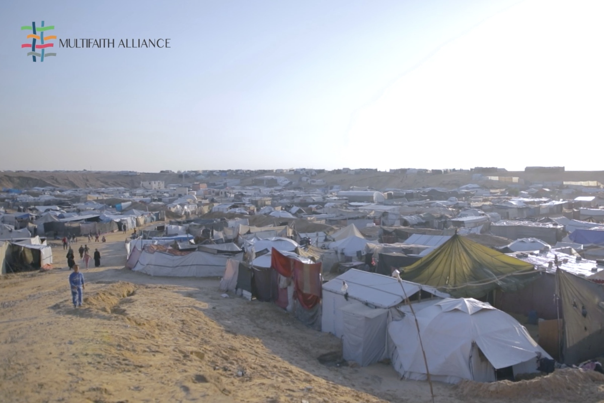 Displacement Camp in Gaza