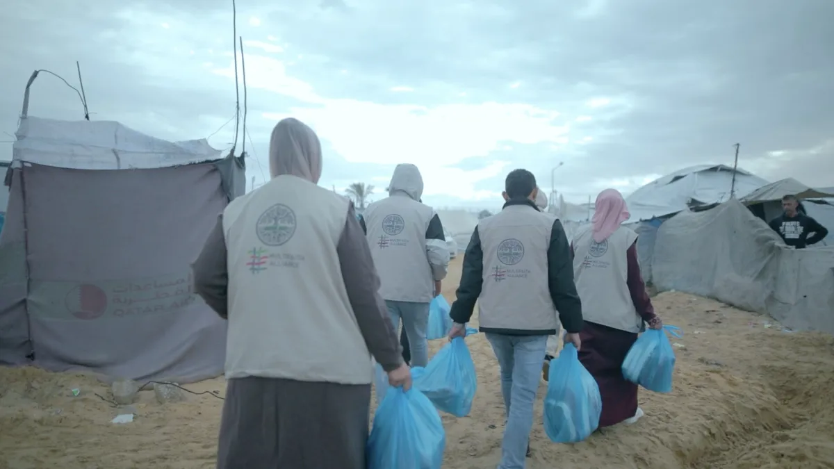 Gaza Mass Aid Delivery